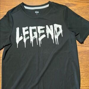 DSG Black Short Sleeve Tee with 'Legend' Design